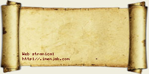 Brnča Michaud vizit kartica